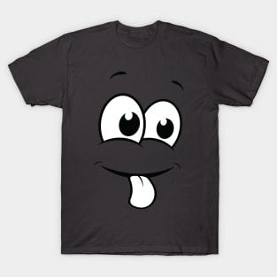 Eye Smiley Facial expression Mouth, Eye, white, face T-Shirt